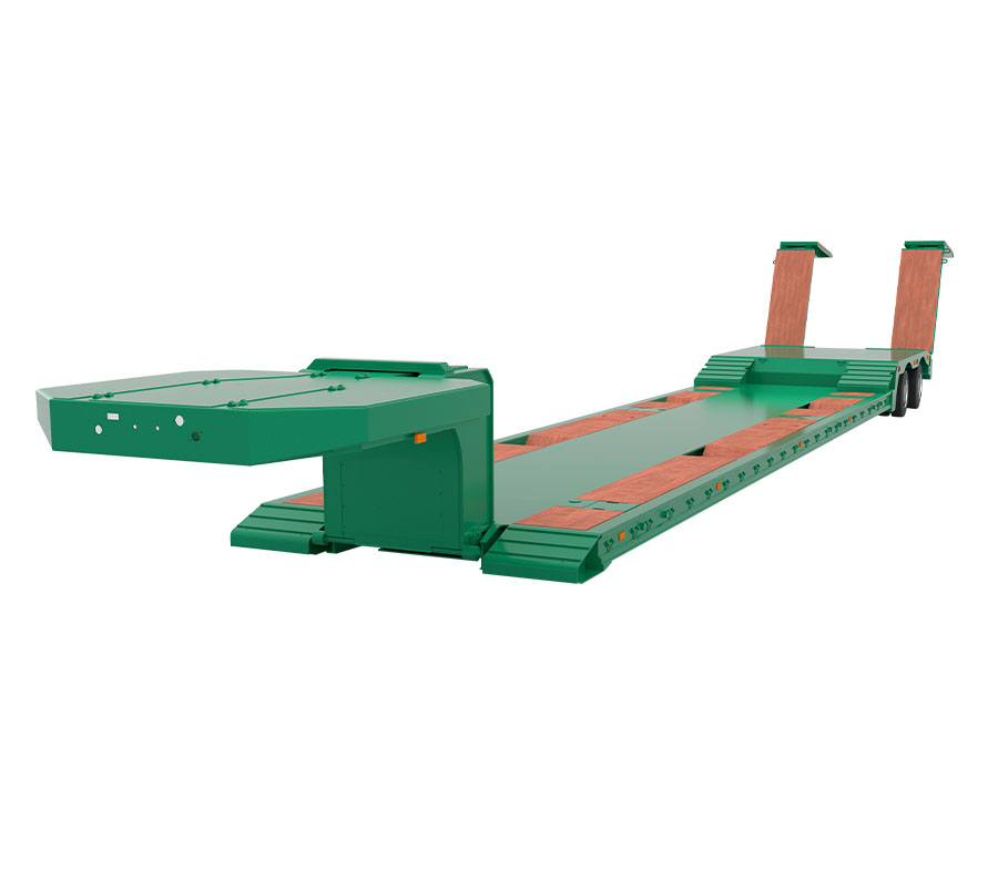 Sơ mi rơ moóc vận chuyển ô tô có đoạn đường dốc LT-3